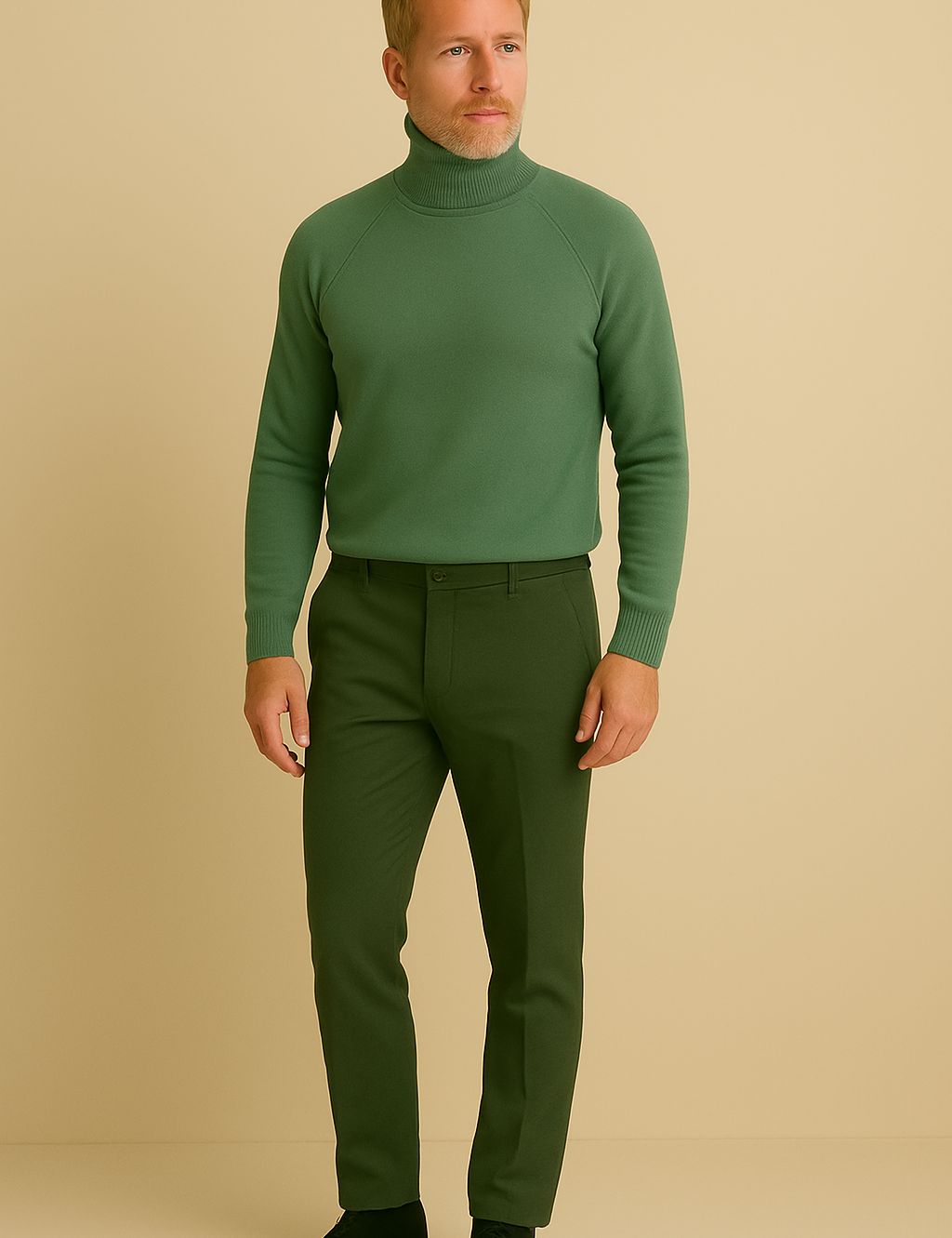 Calça Reta de Alfaiataria Masculina