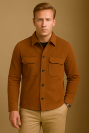 Casaco de Suede Masculino