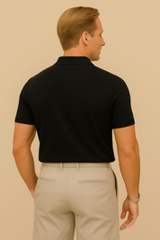 Camisa Polo Masculina com Botão